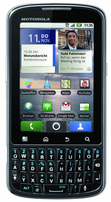 Motorola XT610 Droid Pro für 100€ - günstiges QWERTZ-Smartphone mit 1Ghz, 5MP, 3,1" und gutem Akku - (Android 4.0 möglich)