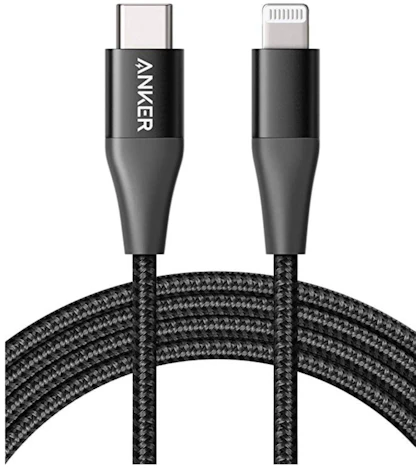 Anker Powerline+ II Lightningkabel mit USB-C (1,8m, extra robust, Fast Charging kompatibel, Power Delivery)