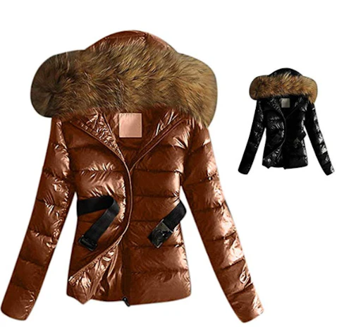 Damen Daunenjacke Winterjacke - 19,60 € (Mit Gutschein statt 49,44€/versch. Farben/Größen)