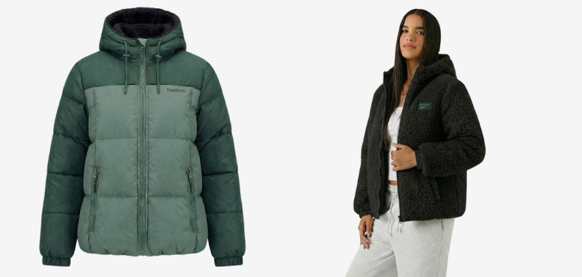 Reebok Wendejacke für nur 31€ 🧥 Stylischer Winter-Deal mit 74% Rabatt! ❄️
