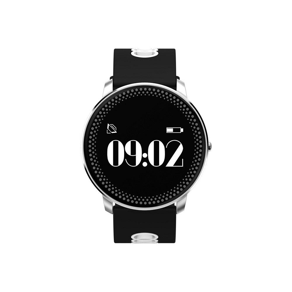 Smartwatch "Cf007​" ( Herzraten-Sensor, wasserfest, Blutdruckmesser ) für 16€ 