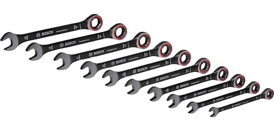 Perfekt gerüstet! 🔧 Bosch Professional Schraubenschlüssel Set 10tlg. für nur 64,99€ 🛠️