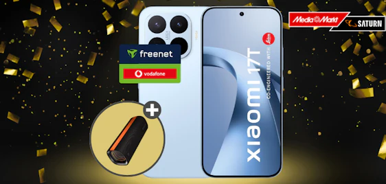241€ GEWINN & nur 9,99€ mtl. 🤯📱 Xiaomi 17T mit 20GB Vodafone-Allnet + gratis Bluetooth Lautsprecher