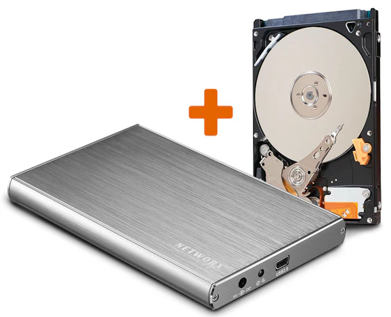 500 GB Festplatte im externen Gehäuse für 25€ – 2,5" Austausch-Festplatte mit USB 3.0