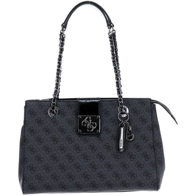 Guess Logo City Luxury Satchel coal für 72,60€