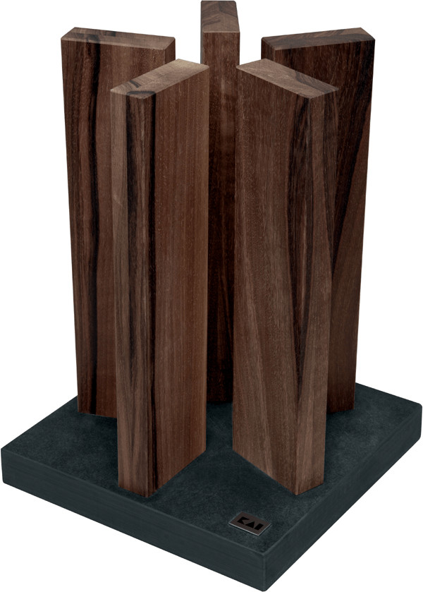 KAI Magnet-Messerblock Stonehenge Walnuss unbestückt für 10 Messer mit 102,54€ Preisnachlass