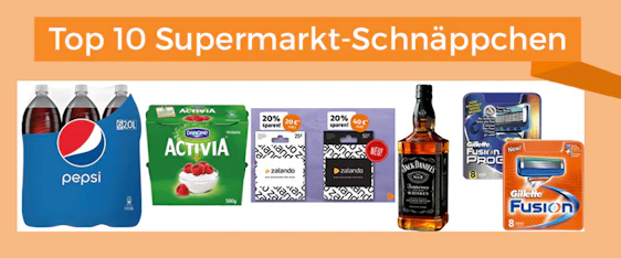 Top 10 Supermarkt-Schnäppchen der KW 45 - z.B. Zalando-Gutscheine mit 20% Rabatt