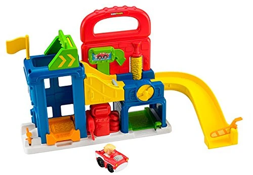 Mattel BFT92 - Fisher-Price Little People Wheelies Wasch- und Werkstattcenter für 12,99 EUR