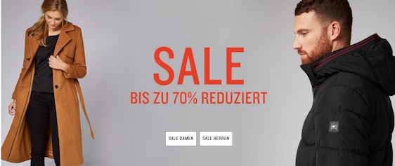 Sale mit bis zu 70% Rabatt bei Tom Tailor - jetzt mit 24% Extra-Rabatt