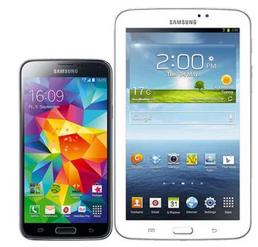 Samsung Galaxy S5 LTE + Samsung Galaxy Tab 3 7.0 Lite für 390€
