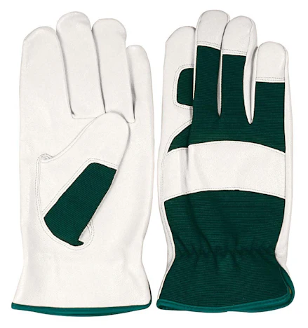 Verdemax 4953 groß Top Leder und Baumwolle Garten Handschuh