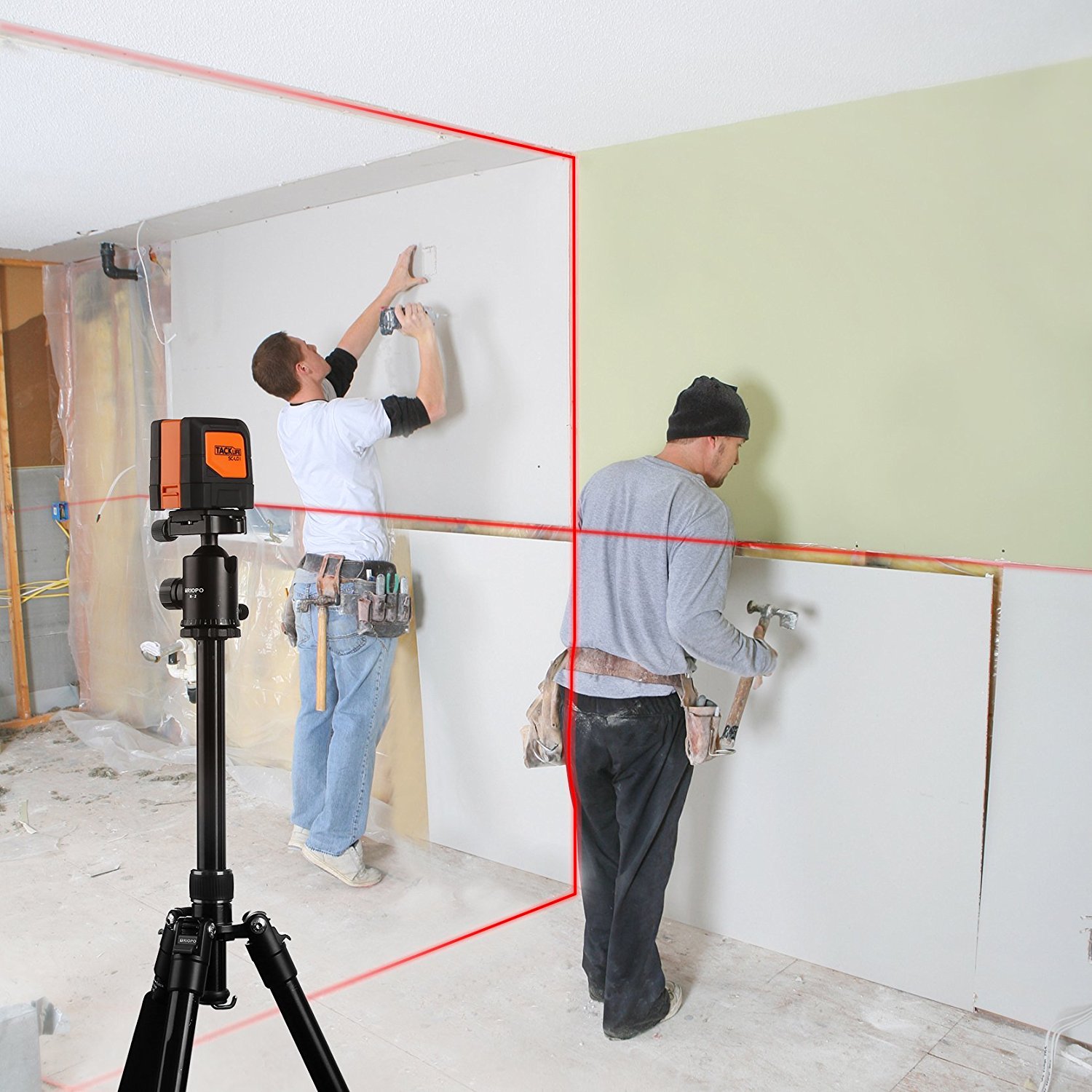 Klassischer Kreuzlinien- Laser mit Messbereich 10M und Neigungsfunktion