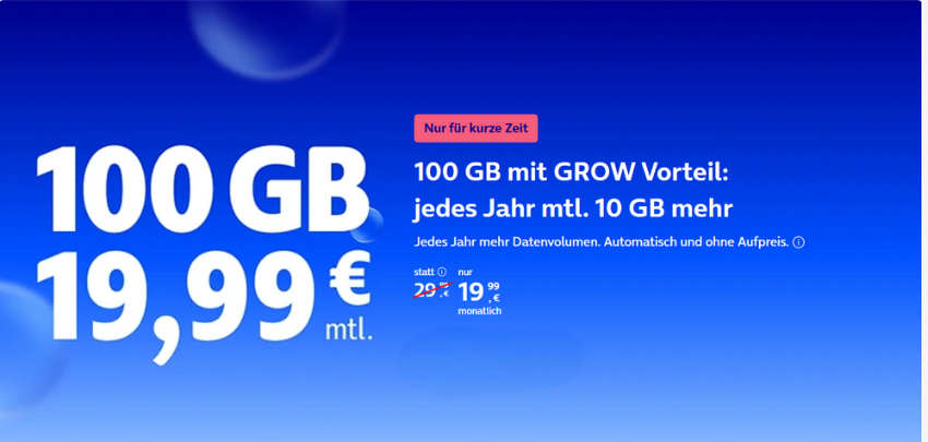 Nur für kurze Zeit 🧨 O2 Tarife drastisch reduziert - z.B. Unlimited Datenvolumen für nur 29,99€/Monat (statt 45€)