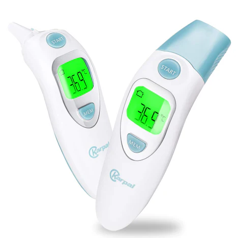 wolketon Fieberthermometer Ohrthermometer digitales Stirnthermometer infrarot Medizinisches thermometer für baby, kinder, erwachsene, objekte