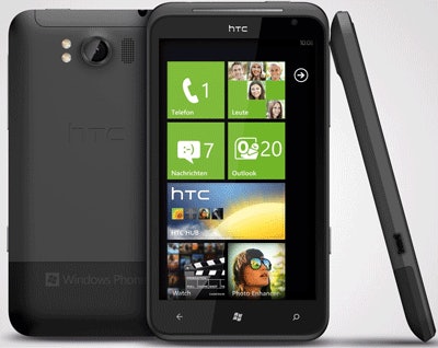 HTC Titan 16GB für 306€ - Windows 7.5 Smartphone mit 4,7" Display und 1,5 Ghz Prozessor