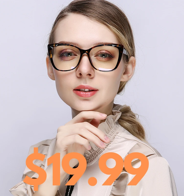 48% Rabatt auf Anti-Blau-Licht Brille für Frauen mit Katzenaugenrahmen + Gratis Versand!