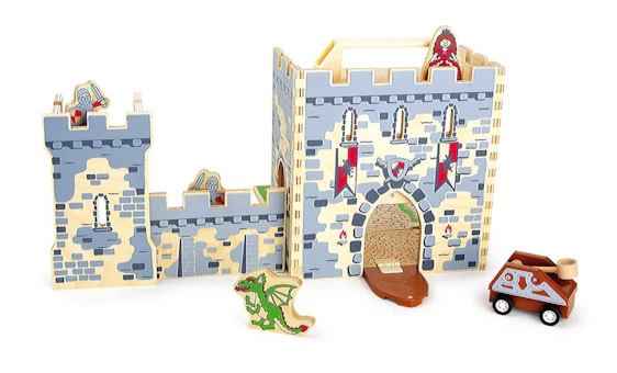 Amazon Small Foot Company 9542 - Minipuppenzubehör - Ritterburg im Koffer 9 Euro