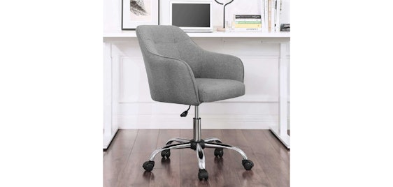 Songmics Computerstuhl für 60€ - höhenverstellbar, aus atmungsaktivem Stoff, bis 120 kg belastbar