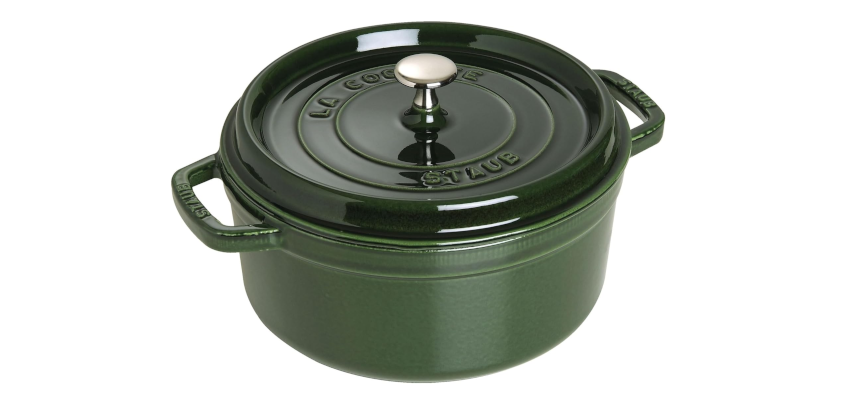 Idealo BESTPREIS! 🤩 STAUB Cocotte nur 168€ – der französische Klassiker für anspruchsvolle Hobbyköche 🫕✨ (Basilikum-Grün)