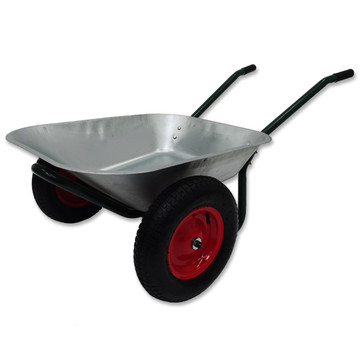 Gartenschubkarre mit zwei Rädern&amp;ca. 58L für