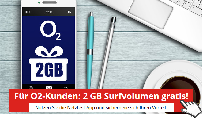 2GB Datenvolumen gratis für o2-Kunden - dank ComputerBild-Netztest *UPDATE*