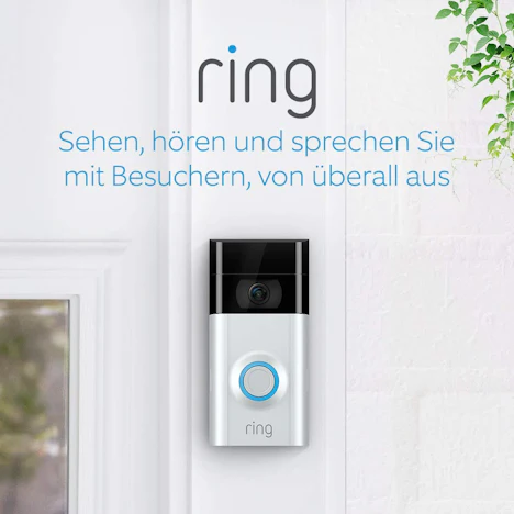 Ring Video Doorbell 2 | Video Türklingel 2 1080p HD-Video, Gegensprechfunktion