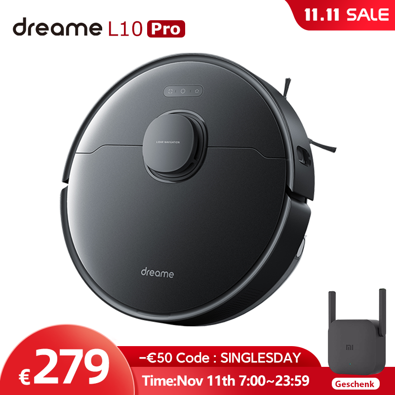 Dreame L10 Pro Robot Vacuum Mop 4000Pa Staubsauger 