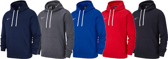 Nike Kapuzenpullover Team Club 18 für 27€ - Fleece-Hoodie in 5 versch. Farben