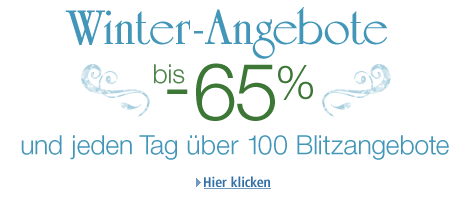 Amazon Winterangebote vom 26. bis 30.12.2011 - täglich 100 Blitzangebote und 10% auf Warehouse Deals ab dem 26.12.