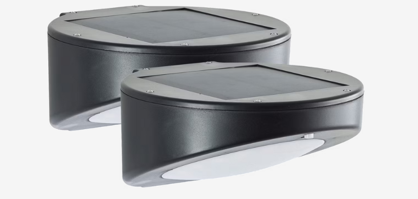 Mega Preis! 2x Brilliant Bardum für 26€ - solarbetriebene LED-Außenwandleuchte mit Bewegungssensor