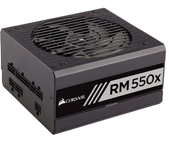 Corsair RM550x PC-Netzteil Modulares Kabelmanagement, 80 Plus Gold, 550 Watt