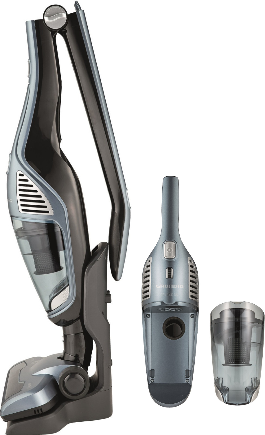 Grundig VCH 9631 für 87€ – Akku-Handstaubsauger mit 60 Minuten Betriebszeit