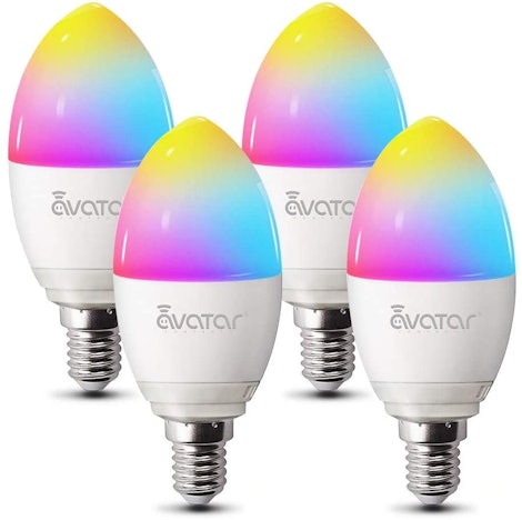 4x WiFi intelligentes Lampen E14 für 30,09€(Statt 42,99€)