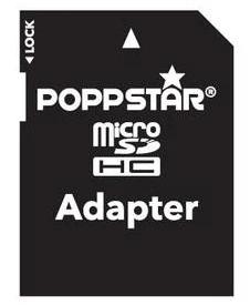 Poppstar microSDHC 16GB (Class 6) inkl. SD-Adapter für 7,99€