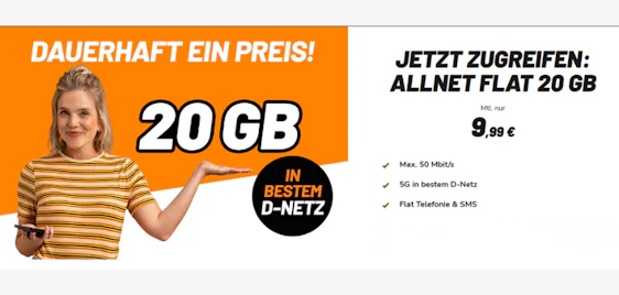Klarmobil Telekom-Knaller 🎉📱 80GB Allnet-Flat für 14,99€ | 0€ Anschlusspreis