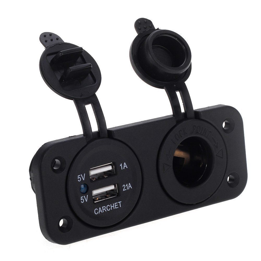 10,49€ für Dual Auto USB Steckdosen