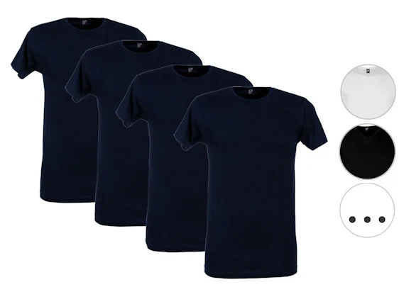 4x Alan Red Basic für 36€ - T-Shirts mit Rund- oder V-Ausschnitt in verschiedenen Farben