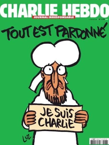 Charlie Hebdo (das Satire-Magazin aus Paris) für 4,- EUR inkl. Versand