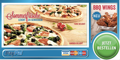 50% Rabatt bei Dominos Pizza - in NRW und Berlin *UPDATE2*