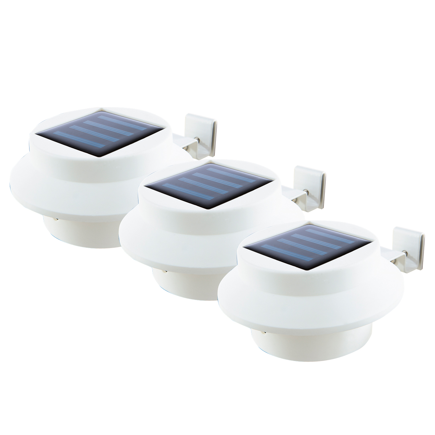 Solarzauber Dachrinnen Leuchten 3er Set für 16,99 EUR inkl. Versand