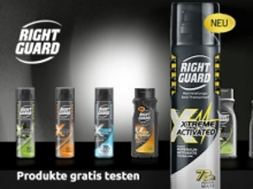 Cashback: Right Guard-Produkte gratis testen