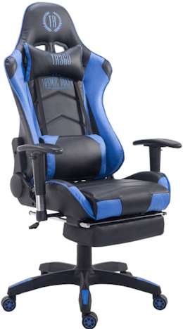 CLP Turbo für 120€ - Gaming-Stuhl mit ausziehbarer Fußablage, in 9 Farben verfügbar