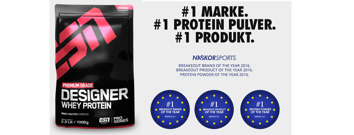 20% Rabatt auf ESN Proteinpulver bei Filmart – 1kg Designer Whey für 14€! *UPDATE3*