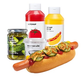 Ikea Hotdog Party Paket für 20  reicht für 32 Hot Dogs essen trinken  hotdotparty ikea