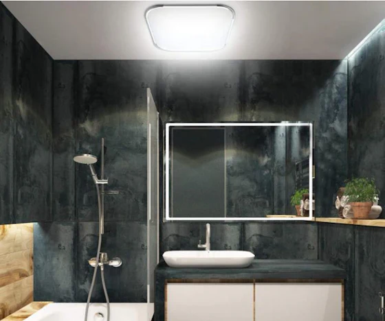 Hengda 24W LED Deckenleuchte, Flimmerfrei und Blendfrei, 2160LM, 6500K Kaltweiße