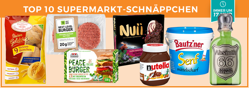 Top 10 Supermarkt-Schnäppchen der KW 39 🛒 - z. B. Next Level Burger für 1,99€