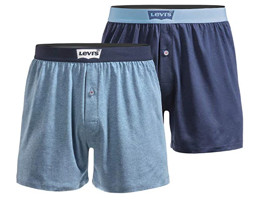 Levis Herren Boxershort Loose Jersey Relax Deluxe Boxershorts 2er Pack