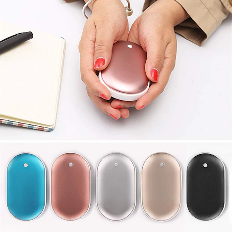 Blusea Handwärmer USB, Wiederverwendbar mit Powerbank-Funktion