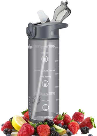 Trinkflasche Wasserflasche Auslaufsicher,Sportflasche Für Kinder Schule,Fahrrad Trinkflaschen Mit Filter, Für Gym, Laufen