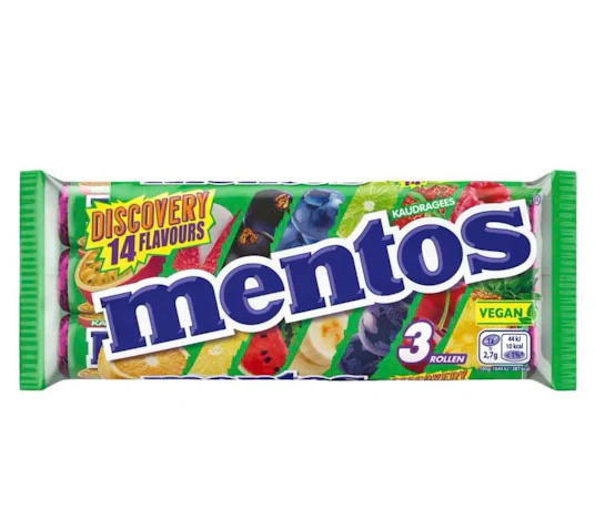 Mentos Dragees Discovery, Optimal-saure Frucht-Bonbons mit 14 Flavours, fruchtig-spritzige Kaubonbons 3er Pack 1,04€( statt1,75€)